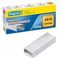 Grapas rapid 24/6 strong extra fuertes galvanizada