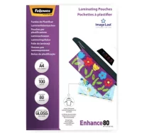 Fundas para plastificar fellowes din a4 80 micras 