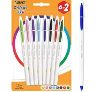 Bolígrafos bic cristal up colores pack 6+2 gratis