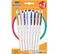 Bolígrafos bic cristal up colores pack 6+2 gratis