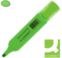 Rotulador fluorescente q-connect verde kf01113