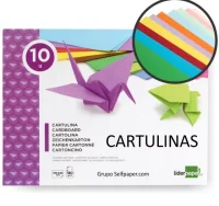 Block cartulinas 10 hojas colores surtidos tamańo 