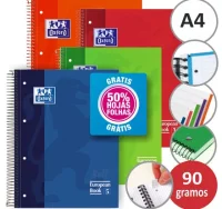 Cuadernos oxford 50% gratis 120 hojas cuadros 5 mm