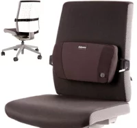 Cojín lumbar fellowes fusion plushtouch