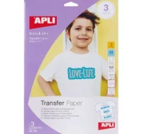 Papel transfer apli 17168 camisetas, prendas blanc