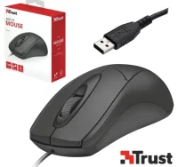 Ratón trust ziva óptico, cable usb, económico