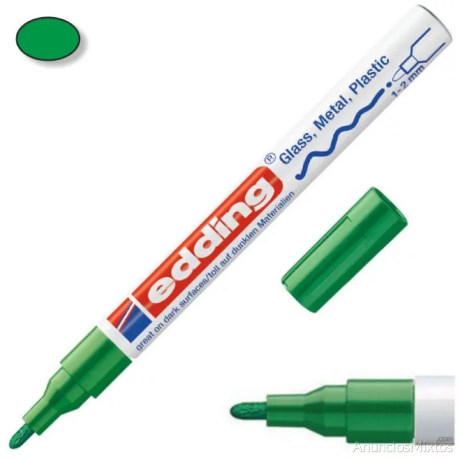 Permanente opaco edding 751 verde laca