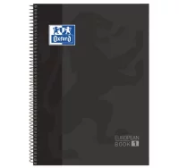 Libreta oxford european book 1 gris negro 10043026