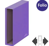 Funda archivador palanca liderpapel folio violeta 