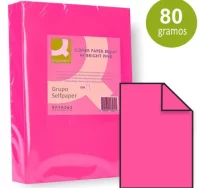 Papel din a4 fucsia, rosa vivo, intenso 500 hojas,