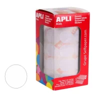 Gomets apli 11905, circulos adhesivos 20 mm blanco