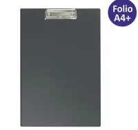 Carpeta con pinza de alambre - tablilla en negro