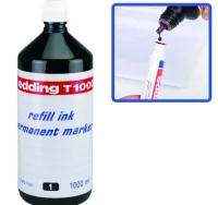 Tinta edding t-1000 permanente 1000 ml - 1 litro -