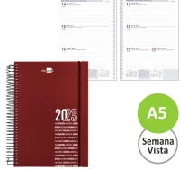 Agenda espiral semana vista olbia 15x21 cms 2023 b