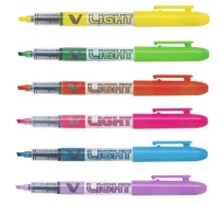 Rotulador fluorescente pilot v-light naranja neon