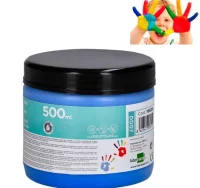 Bote pintura dedos liderpapel 500 ml color azul