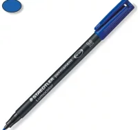 Rotulador permanaente staedtler lumocolor m azul 3