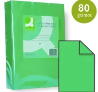 Papel din a4 color verde vivo intenso, 500 hojas 8