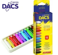 Ceras dacs 12 colores, blandas