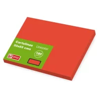 Cartulinas grandes 50x65 color rojo 180 grs. pack 