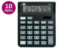 Calculadora sobremesa xf20, 10 dígitos solar pilas