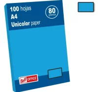 Papel color din a4 100 hojas unicolor colores vivo