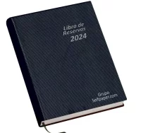 Agenda 2024 Libro de Reservas (restaurantes, hoteles, clinicas..)