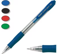 Bolígrafo pilot super grip tinta base de aceite pu