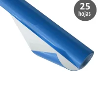 Rollo papel charol 25 hojas 50x65cms azul oscuro 3