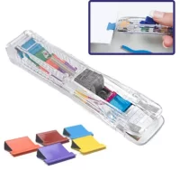 Dispensador de mini pinzas de colores rapesco supa