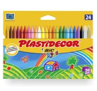 Ceras plastidecor 24 colores bic kids