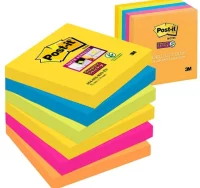 Pack 6 tacos de notas post-it carnival río colores