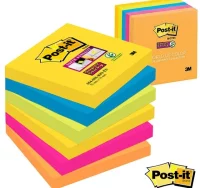 Pack 6 tacos de notas post-it carnival río colores