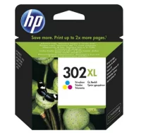 Cartucho original hp 302xl tri-color f6u67ae