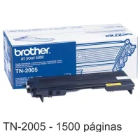 Brother tn2005 toner original negro tn2005 - hl-20