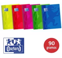 Pack ahorro 5 libretas cuadernos oxford tapas plás