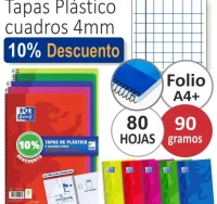 Pack ahorro 5 libretas cuadernos oxford tapas plás