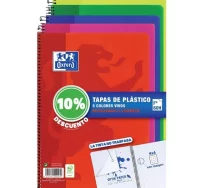 Pack ahorro 5 libretas cuadernos oxford tapas plás