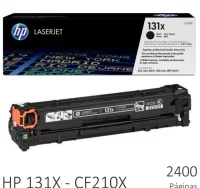 Toner hp 131x cf210x negro laserjet pro 200