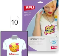 Papel transfer camisetas apli din a4 10h prendas b