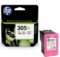 Tinta hp 305xl tricolor, cartucho original 3ym63ae