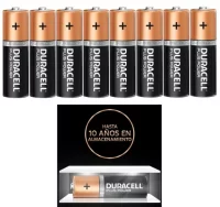 Pack ahorro 8 pilas duracell plus 50%+ lr6 aa