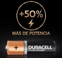 Pack ahorro 8 pilas duracell plus 50%+ lr6 aa