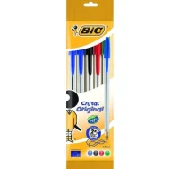 Boligrafo bic cristal blister paquete 5 surtidos