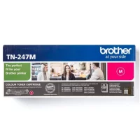 Brother tn247m, tóner original color magenta alta 