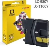 Brother lc980y lc1100y compatible cartucho tinta a