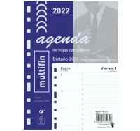 Recambio agenda multifin 3002 dia pagina, 11 anill