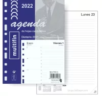 Recambio agenda multifin 3002 dia pagina, 11 anill