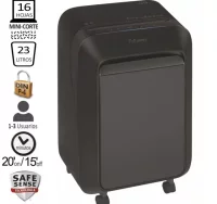 Fellowes lx210, destructora de papel mini-corte p-