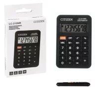 Calculadora de bolsillo pequeńa citizen lc-210nr e